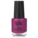 All Week Long - think pink nail polish, extended wear polish, top coats, nails, nail art